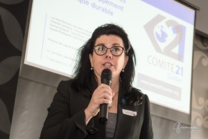 Lorraine Simard présente le Challenge CAP C21 aux gens d'affaires de Vaudreuil -Soulanges