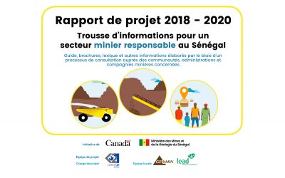 Rapport de fin de projet : Trousse d’informations pour un secteur minier responsable au Sénégal