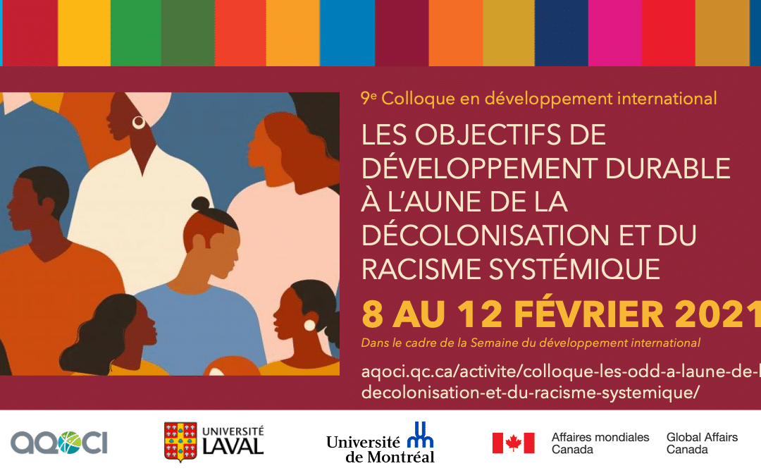 Colloque ‘Les ODD à l’aune de la décolonisation et du racisme systémique’, intervention de Karine Casault au panel de clôture