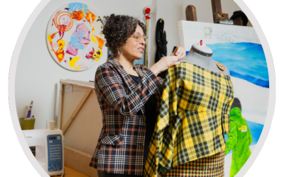 Les artistes s’expriment au travers de la démarche Affiche ta culture Circulaire – Présentation de Dana Edmonds